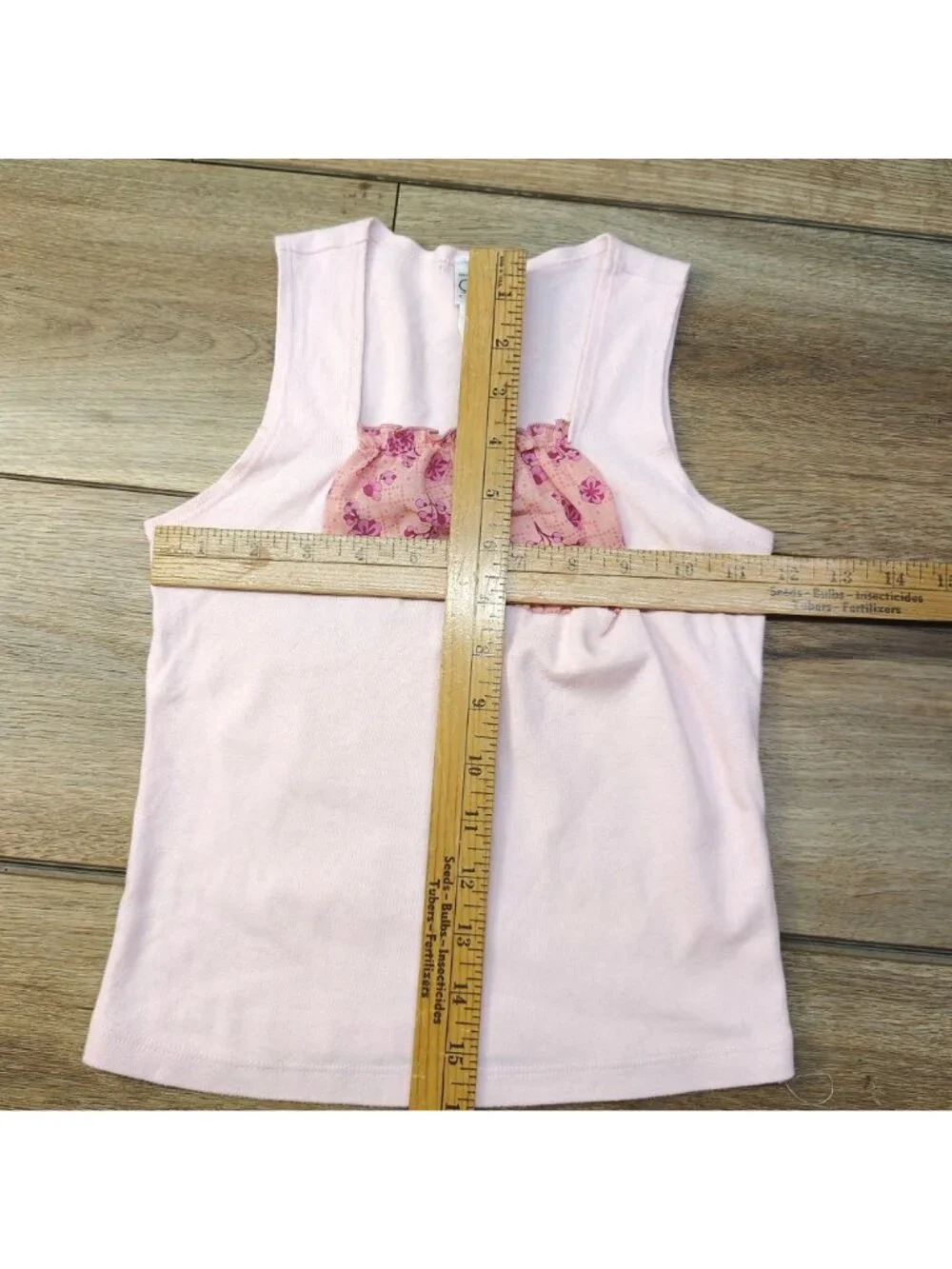 One Love Tees Girls Tank Top Youth 10/12 Pink Lips Graphic Sleeveless Cotton Shi